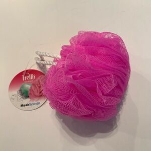 Trellis Pink Mesh Sponge